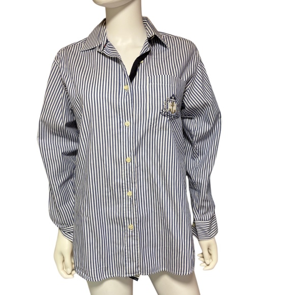 Saint James Tops - Saint James Striped Button Down Top - size 38 (US size M)